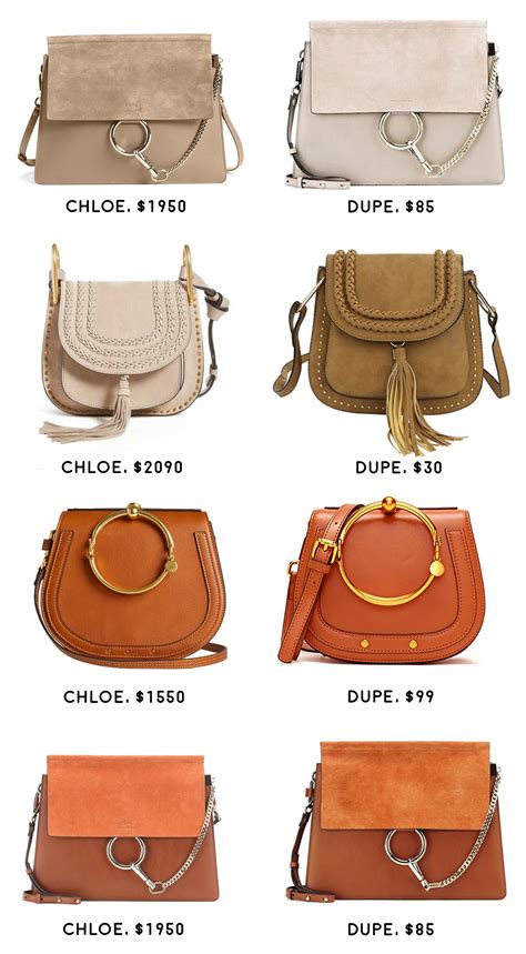 chloe tess replica|chloe look alike bag review.